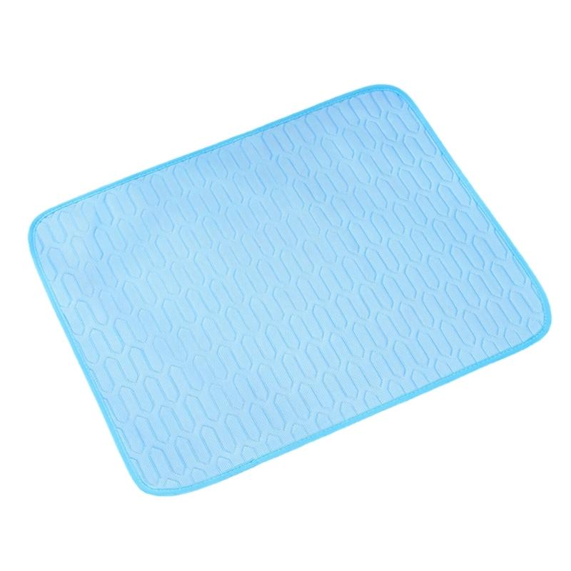 Latex Backed Dog Pad with Warm Season Comfort, Soft Indoor Layer Finish, Stable 55 x 70 cm Summer Size for Homes