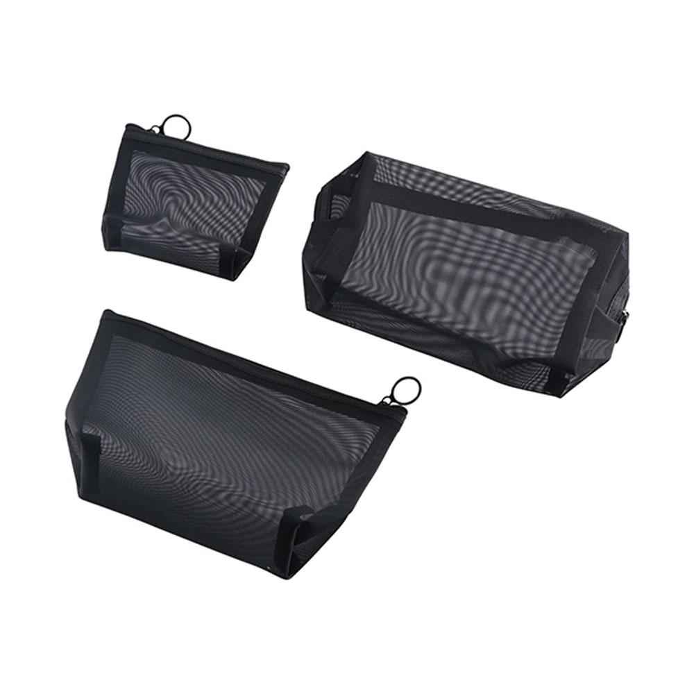 

Handbags Travel Organizer Zipper Mesh Package Cosmetic Pouch Storage Bags Bathing Bags Makeup Bags 12cm