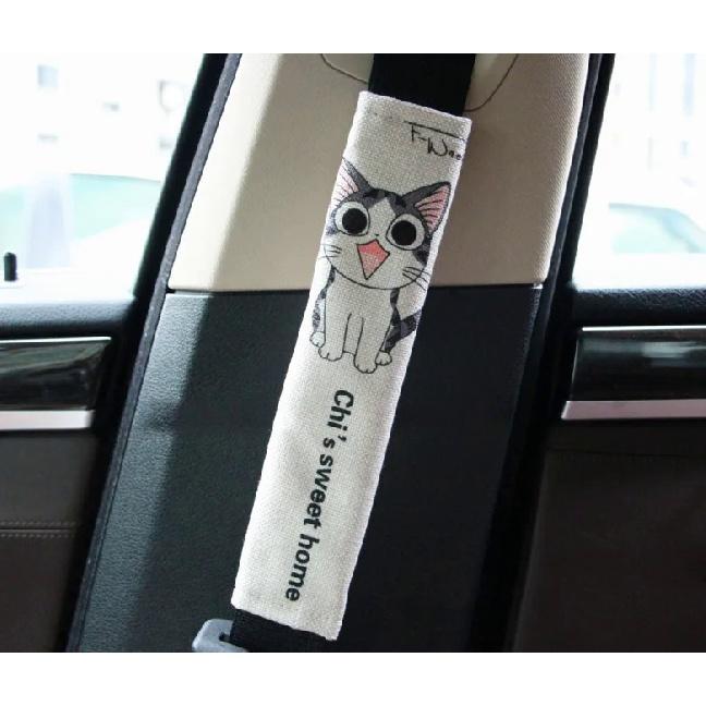 Cute Cartoon Car Seatbelt Cover Seat Belt Harness Cushion Shoulder Strap Protector Pad for Children/ Kids Toy Animal Ornaments