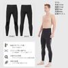 MORGEN SKY Men's 3mm Wetsuit, High-Waisted Long Pants with Waist and Leg Openings, Skin Material for Fishing, SUP, Surfing, Kayaking, BJ08 (M)