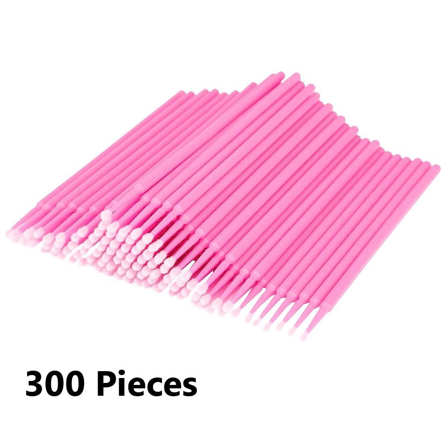 300/500/1000Pcs Eyelash Cleaning Brush Beauty Makeup Clean Remover Tool for Eyelash Extension Application Detail Work
