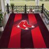 Soft Floor Carpet Boston Red Sox Pattern Area Rug Decorative Mat For Home Room Decoration
