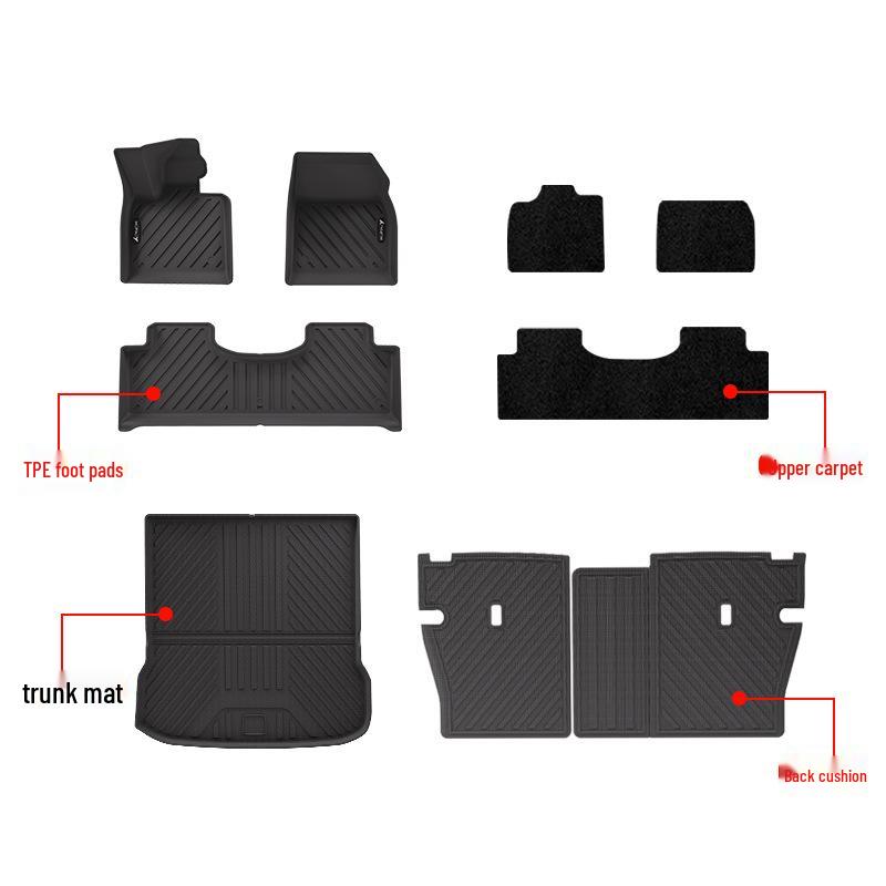 Eco-Friendly, Odorless, Wear-Resistant TPE Trunk and Backrest Pad for HiPhi Y