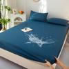 100% Waterproof Mattress Covers Protector Adjustable Non-Slip Bed Fitted Sheet with Elastic Band for Queen King