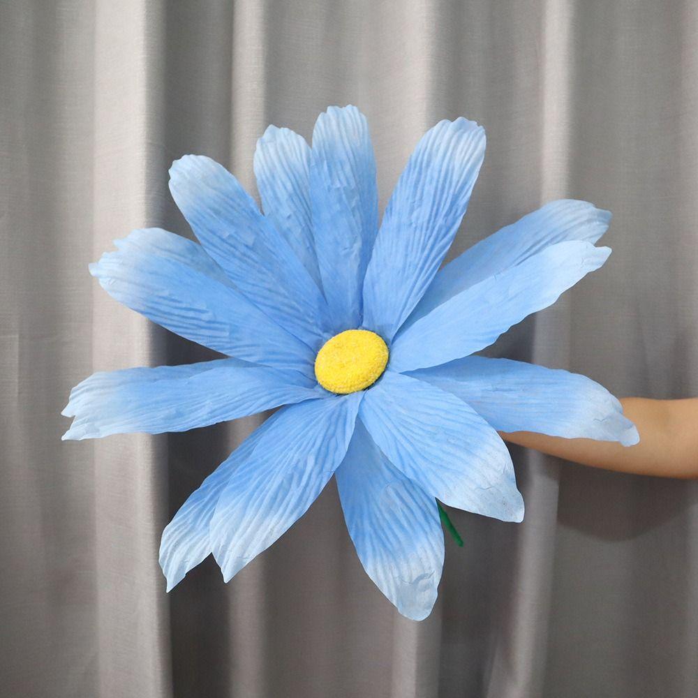 Non-woven Artificial Daisy 50cm Welcome Flower  Wedding Party Background Wall Decoration