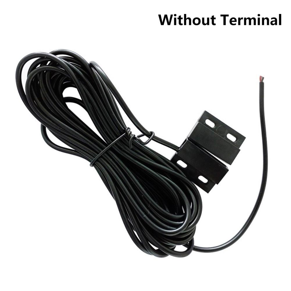 5M Wired Door Window Sensor Magnetic Reed Switch Normally Closed Waterproof  For Home Security Alarm System