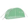 VidaXL Serre avec cadre en acier vert 8 m² 4x2x2 m, polytunnel, serre à cadre froid, serre pour tomate, serre de jardin, 364081