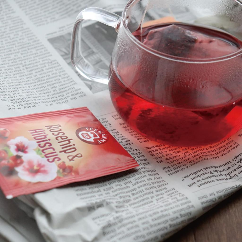Pompadour Rosehip Hibiscus 20 Tea Bags 71091 X 10 Sets &