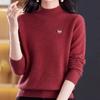 Sweater Women Casual Half Turtleneck Pullover for Women Paired with Loose Knitted Sweater for Warmth In Spring Autumn and Winter