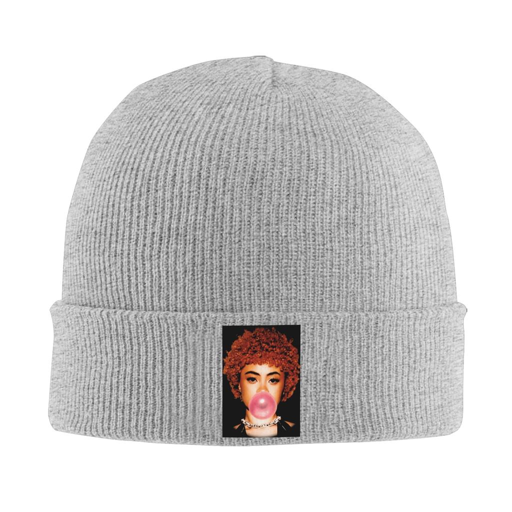 Ice Spice Warm Knitted Cap Winter Knit Bonnet Hat Skullies Beanies Hip Hop Caps for Unisex