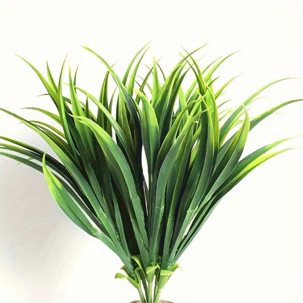 

5 Bundles UV Protection Artificial Grass, Creative Imitation Green Plastic Plants for Home, Garden, Office, Patio Hanging, Planting Garden, Pathway 5pcs