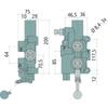 Splitter valve with lever P81-Rs-G12 G3/4" G1/2"