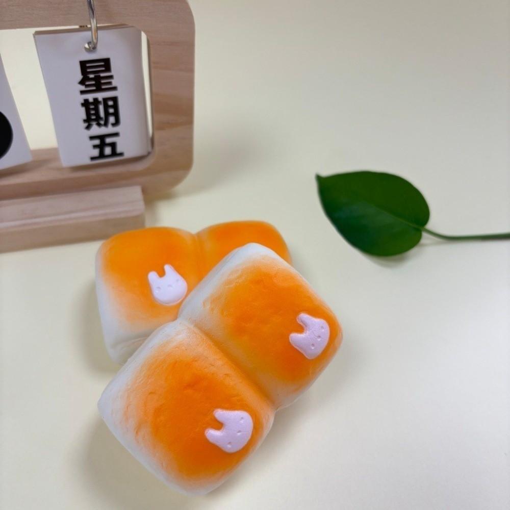 Slow Rebound Simulation Bread Pinch Photo Props Realistic Food Fidget Toy Party Gift