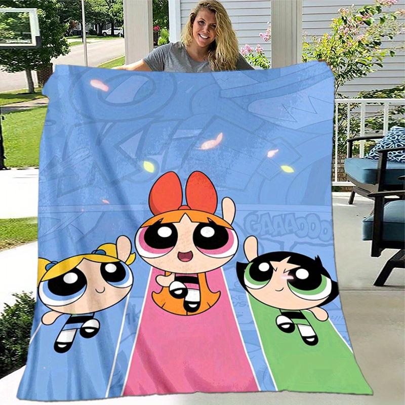 1pcPowerpuff Blanket - Soft and Comfortable for All Seasons - Perfect Gift IdeaA043021m