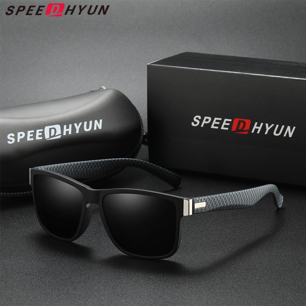 Óculos de sol retrô ultraleves SPEEDHYUN com lentes polarizadas e proteção UV400