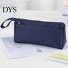 Durable Stationery Pouch for Home Pencil Case with Zipper And Handle, Oxford Solid Color Wide Capacity Pen College Organizer, Portable Lightweight