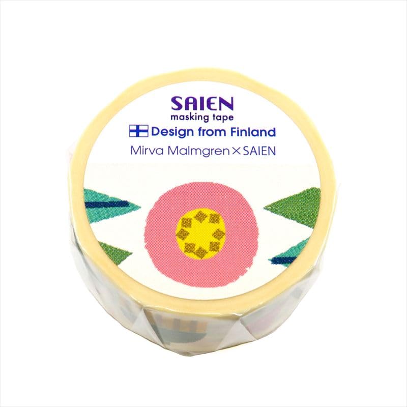 Made in Japan SAIEN Masking Tape Garden 20mm x 5m Roll TR-4060