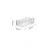 Drawer Storage Box Small Box for Separation and Organization Transparent PET Plastic Division Magic Tool