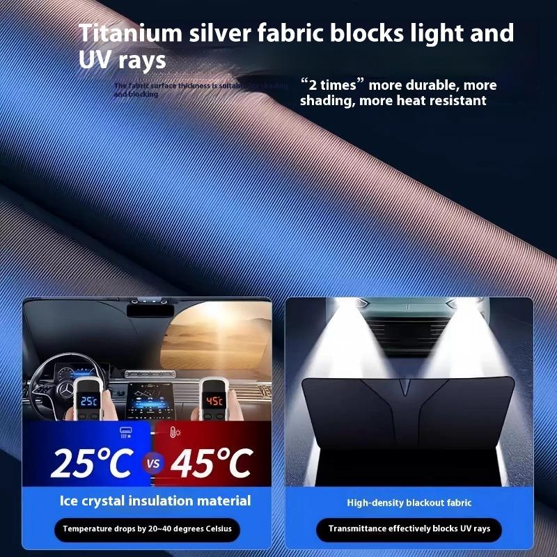 Car Windshield Sun Shade for Volkswagen VW Jetta Accessories 2011-    2024 Reflector Sunshade Offers Protection