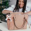 Multipurpose Love Cherrys Bowknot Charm Portable Key Holder for Stylish Women Practical Bag Accessory for Daily Use