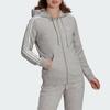 adidas Casual Jackets & Coats Women's Medium Heather Gray/White GL0802