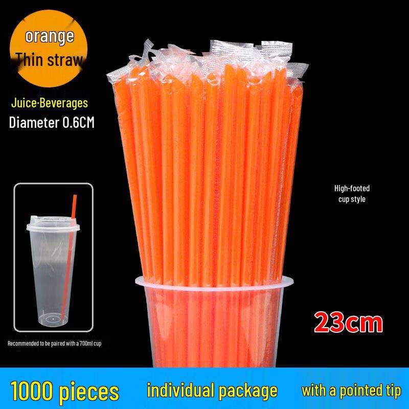 Ru Han Disposable High-Temperature Thin Straws