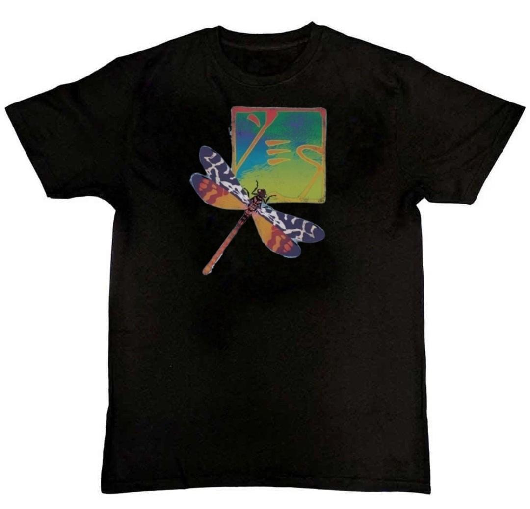 Yes Dragonfly Graphic Print Mens T-Shirt S