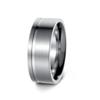 European-American Men's Titanium Steel Fashion Wedding Ring - Thin Line Light Luxury