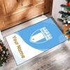 Malmö FF Printed Crystal Velvet Rug Non‑Slip Crystal Velvet Carpet For Sofa Bedroom Indoor Home Decoration