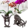 200Pcs Flower Shaped Plant Clip Orchid Stems Fixing Support Clips Garden Tool Accessories