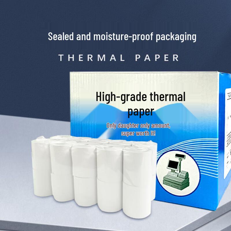80mm x 60mm Coreless Thermal Receipt Paper Rolls