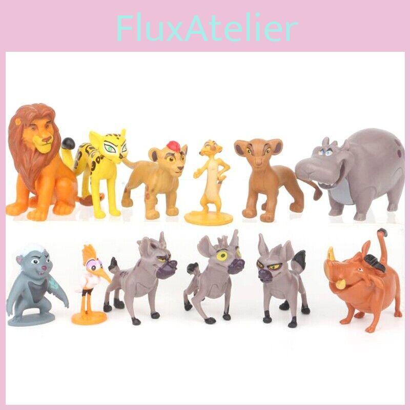 The 12pcs Movie Lion King Simba Cake Toppers Action Figure Doll Set Kid Gift Toy