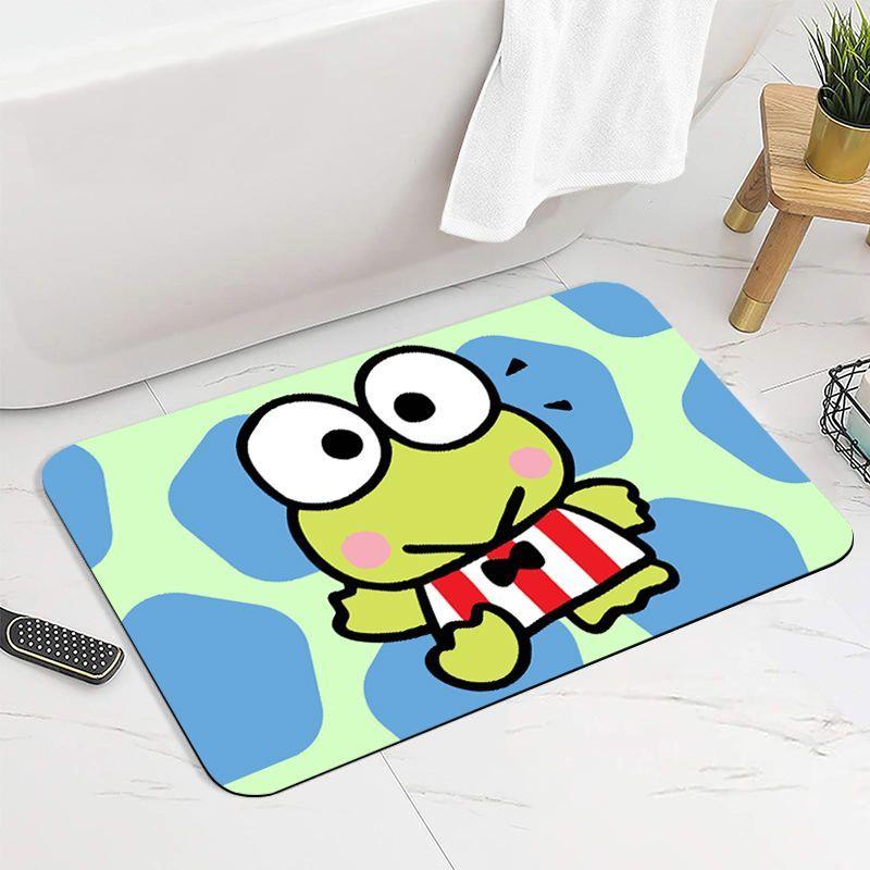 Big-eyed frog diatom mud absorbent mat bathroom non-slip floor mat toilet toilet foot mat toilet door mat