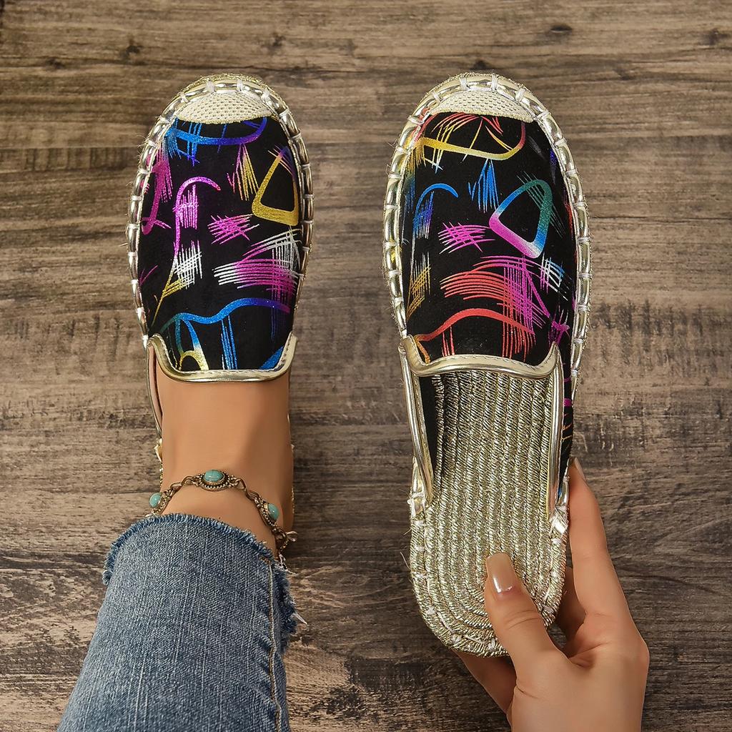 Fashion Women Flats Casual Slippers Fashion Weave Shoes Breathable Slippers Designer Platform Shoes 2025 Autumn New Shoes for Women