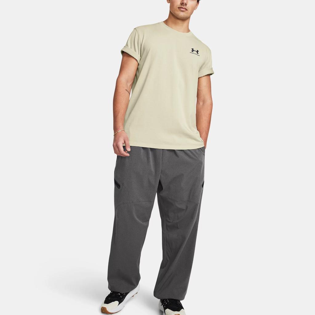 Under Armour Round Neck Pullover Short Sleeve T-Shirt With Logo Print Men Tops Young-Sprout 1373997-273