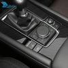 For Mazda 3 Axela 2019 2020 2025 2025 2025 2025 2025 Manual Automatic Car Gear Shift Panel Trim Real Soft Carbon Fiber Sticker