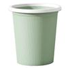 Household Striped Plastic Trash Can