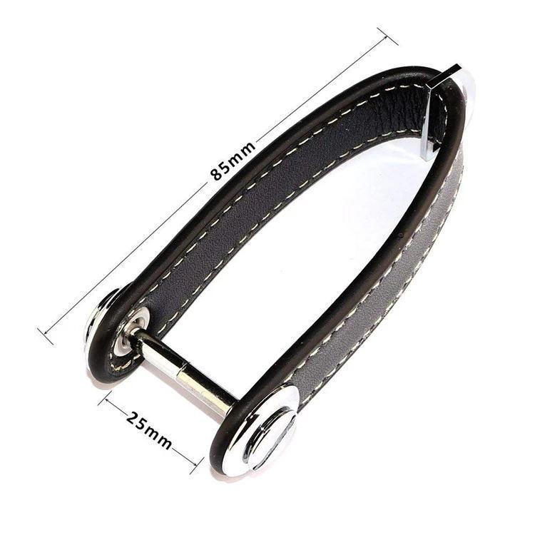 Creative Keychain And Key Storage Device With A Leather Keychain Cover For Both Men And Women