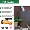Heavy Brass Rain Barrels Spigot 1/2inch NPT Connection Full Flows Designs Corrosion Resistant Brass Valves for Rain Barrels