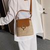SCIONE Small Small Bag Women's Straw Woven Bag Wild Chain Single Shoulder Messenger Bag