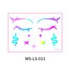 European & American Cross-border Music Festival Laser Eyeliner Stickers - Waterproof & Long-lasting Disposable Tattoos