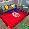 "FC Bayern Munich Logo Carpet, Red and Blue Abstract Design Mat" Suitable for use as an anti-slip for living room bedroom sofas