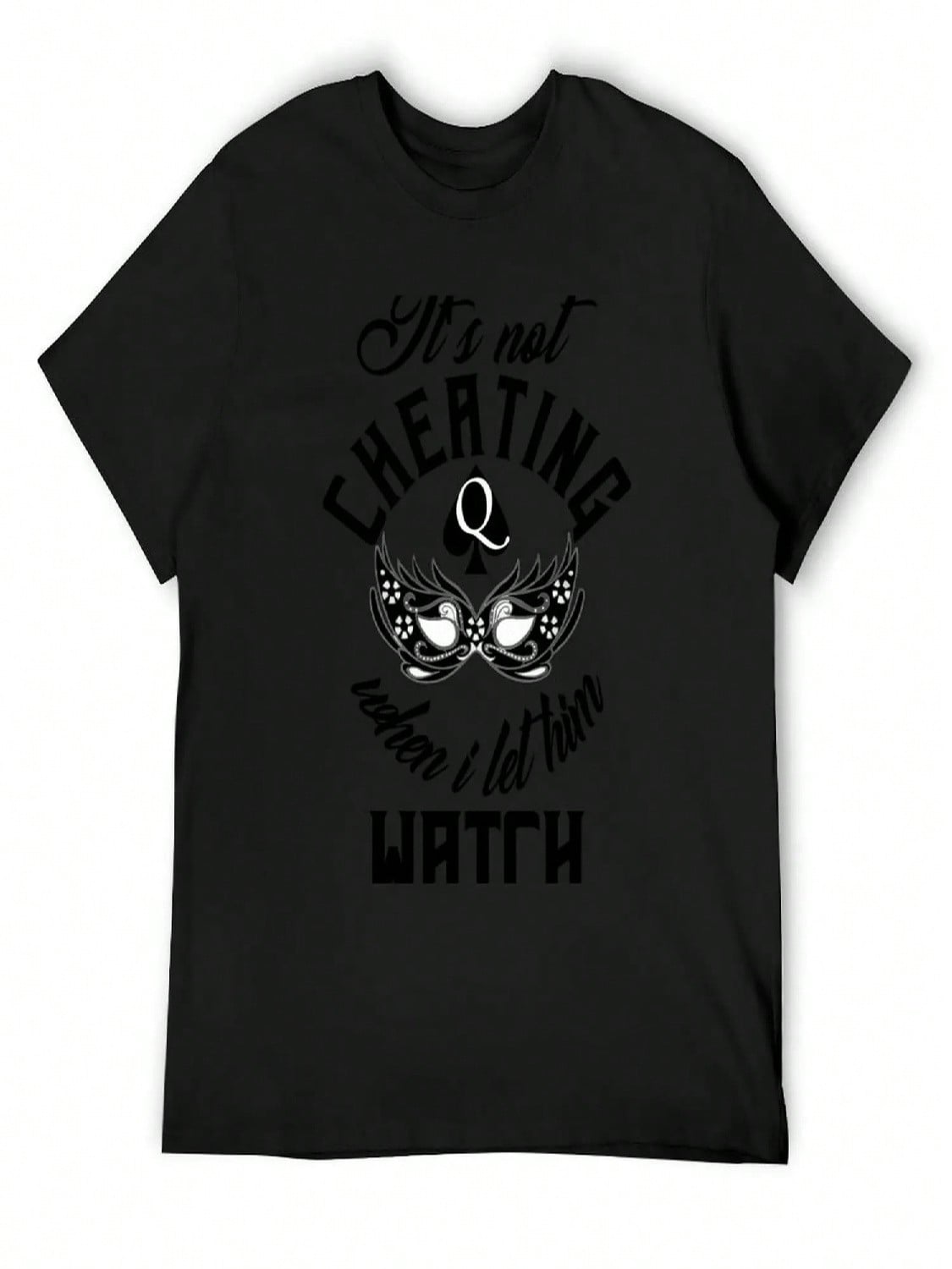 Hotwife It s Not Cheating When I Let Him Watch T-Shirt New Edition Anime Clothes Louboutins unisex White T Shirts S разноцветный