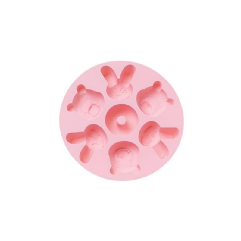 

Мультяшная силиконовая форма, форма для выпечки торта, мыло ручной работы, форма для шоколада, льда, форма для риса, торта, форма для торта розовый
