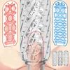 Male Masturbator Cup Soft Pussy Sex Toys Transparent Vagina Adult Endurance Exercise Adult Supplies Vacuum Pocket Cup for Men
