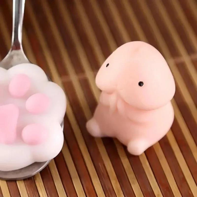 12/6pcs Mini Squishy Penis Doll Masturbator Rising Penis Stress Relief Toys Interesting Gifts Decompression Relax Pressure Toy