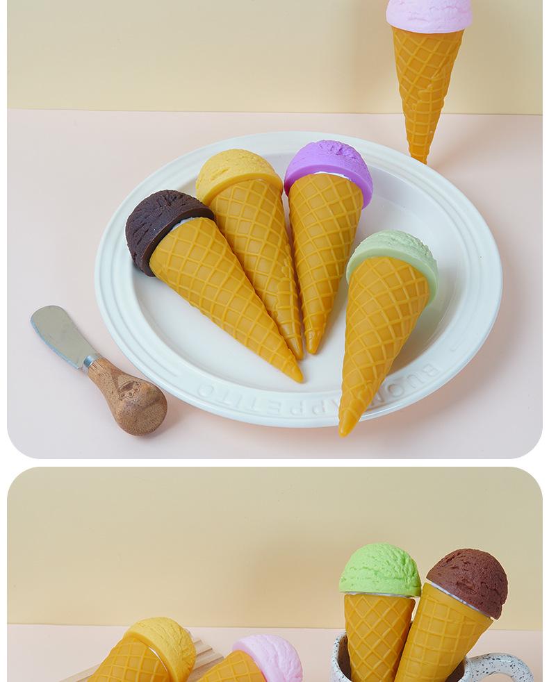 Realistic Ice Cream Cone Model for Shop Displays