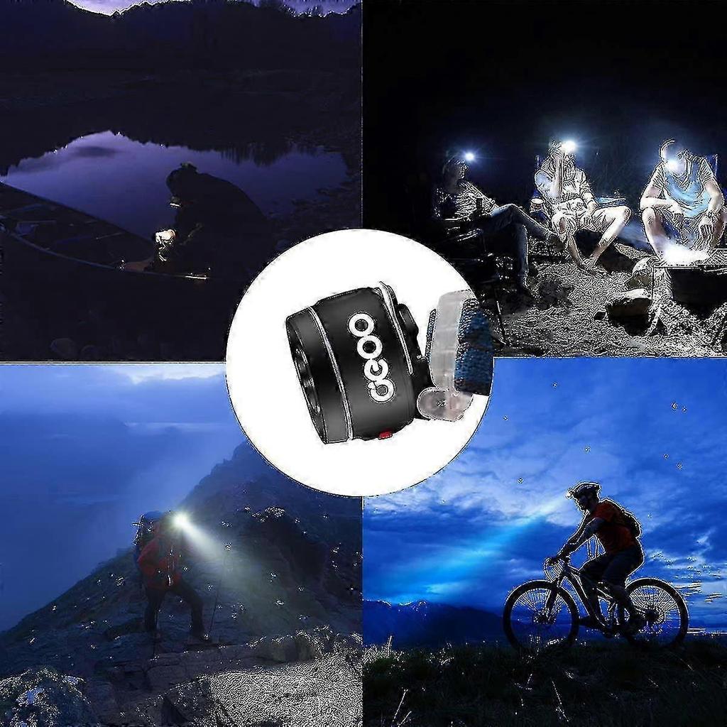 Led Headlamp Rechargeable, Head Light Adjustable With Red Light Waterproof For Cycling, Hiking, Night Fishing hwy