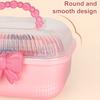 Portable Nail Tool Box Large Capacity Double Layer Multipurpose Hairpin Storage Case Jewelry Organizer