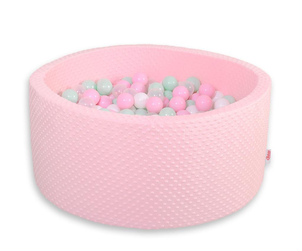 Minky dry pool H-40 cm with 200 balls - pink